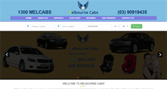 Desktop Screenshot of melbournecabs.com.au