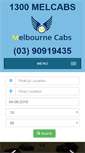 Mobile Screenshot of melbournecabs.com.au