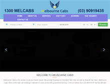 Tablet Screenshot of melbournecabs.com.au